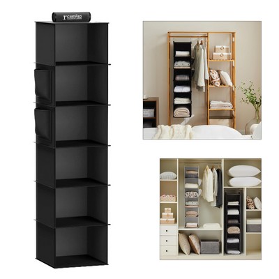 6-Shelf Hanging Closet Organizer