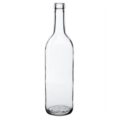 Bordeaux Glass Wine Bottles 25 oz