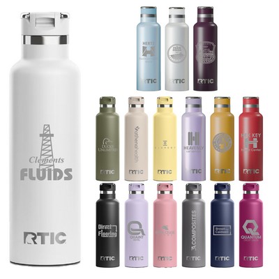 RTIC 20oz Stainless Steel Ceramic-Lined Journey Water Bottles