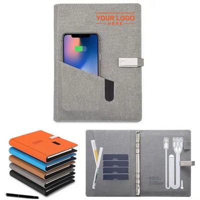 Wireless Charging Notebook for Convenient On-the-Go Power