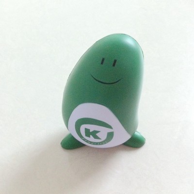 Green Bean Character Foam Stress Relief Toy