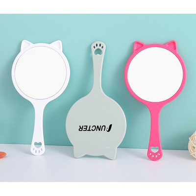 Cat Shaped Handle Mirror