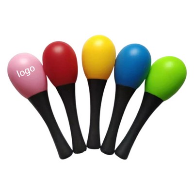 Plastic Egg Maraca Musical Instrument Sand Hammer Toy