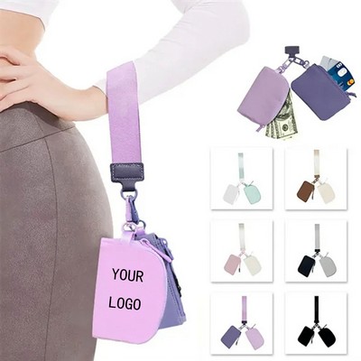 Mini Wristlet Keychain Wallet