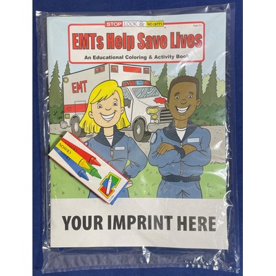 EMTs Help Save Lives Coloring Book Fun Pack