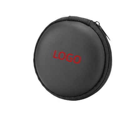 Round EVA Earbud Case