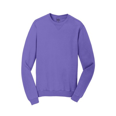 Port & Company® Beach Wash Garment-Dyed Crewneck Sweatshirt