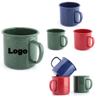 Star-dotted Enamel Mug