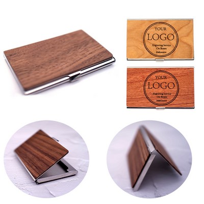 Wooden Business Card Case