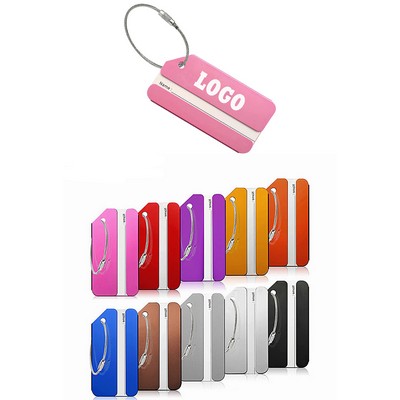 Custom Aluminum Travel Luggage Tag