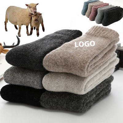 Winter Thick Warm Thermal Wool Socks For Men & Women