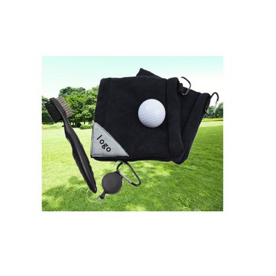 Multi-Color Golf Towel with Clip