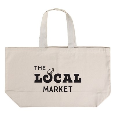 Natural Grande Canvas Tote - 1 Color (27"x16"x8")