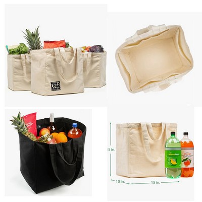 Resuable Canvas Grocery Bag