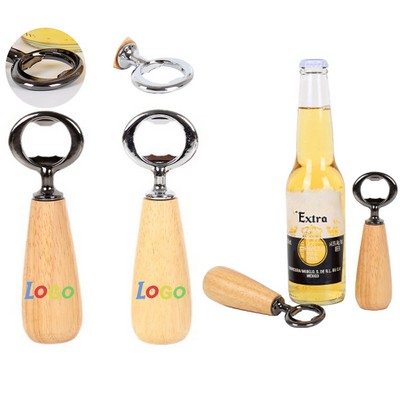 Rubberwood Bottle Opener