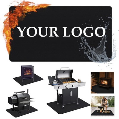 65 x 39 inch Double-Sided Fireproof Under Grill Mats