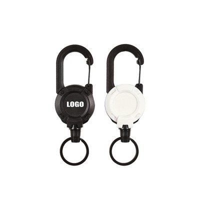 Durable Stretchable Key Chain With Retractable Steel Wire