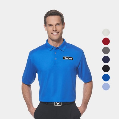 Callaway® Vent Moist Wicking Men's Ottoman Golf Polo Shirt