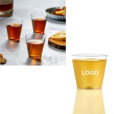 1oz Clear Plastic Shot Glass