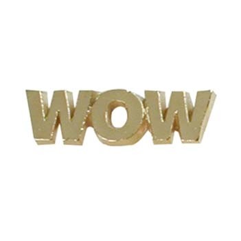 Wow Cut Out Cast Stock Jewelry Pin