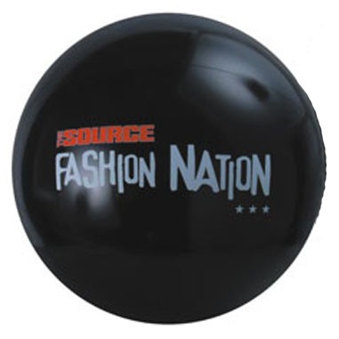 20" Inflatable Solid Black Beach Ball