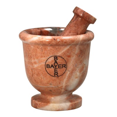 Pink Marble Mortar & Pestle Set