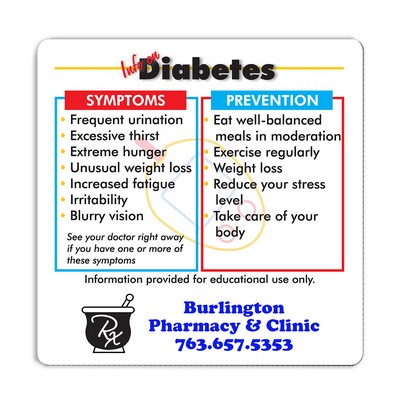 Health & Safety Diabetes Magnet