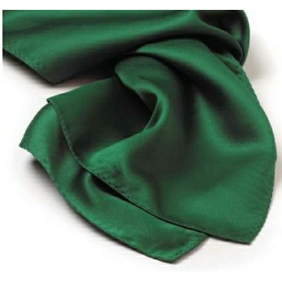 Kelly Green Silk Scarf - 8"x45"