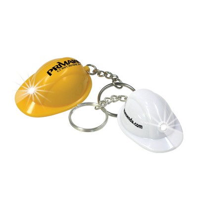 Molded Key Ring LED Light (Hard Hat)