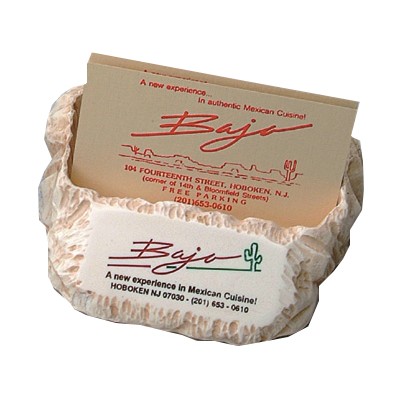 Stonecast Rock Business Card Holder