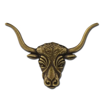 Stock Longhorn Lapel Pin