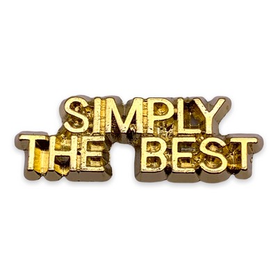 Stock Simply the Best Lapel Pin - Price Group A