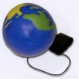 Blue/Green/Yellow Earth Ball Yoyo Yoyo Series Stress Reliever