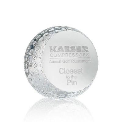 Golf Ball Paperweight - Optical 3-1/8"