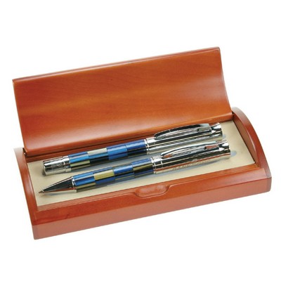 Designer Ball and Roller Ball Pen Set