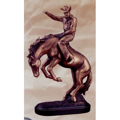 Cowboy & Horse Trophy (9"x13 1/2")