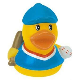 Mini Rubber Baseball Duck©