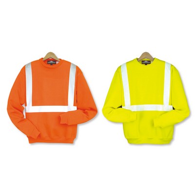 Class 2 Crew Neck Safety Sweatshirt