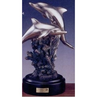 10" Gallery Style Dolphins Trophy