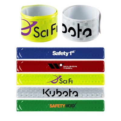 Reflective Slap Wristband (Factory Direct - 10-12 Weeks Ocean)