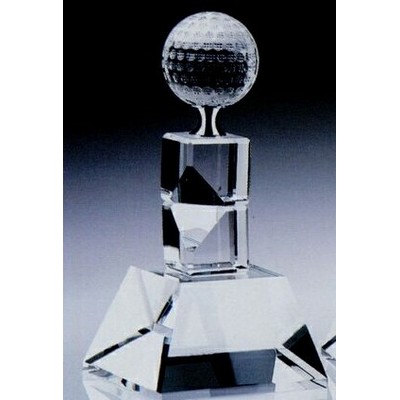 Small V Tower Golf Trophy