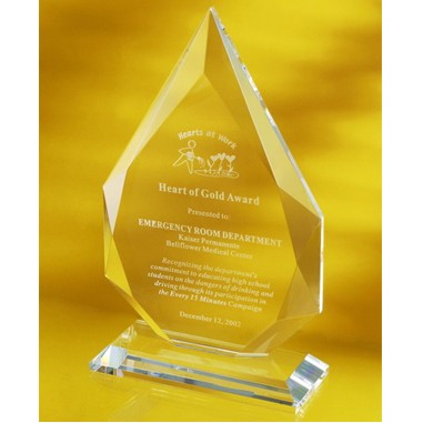 Apex Crystal Award - Small