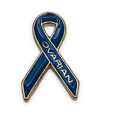 Ovarian Cancer Awareness Ribbon Pin