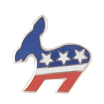 Democratic Donkey Lapel Pin