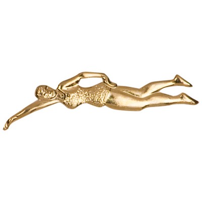 Chenille Insignia Pin - "Female Swimmer"