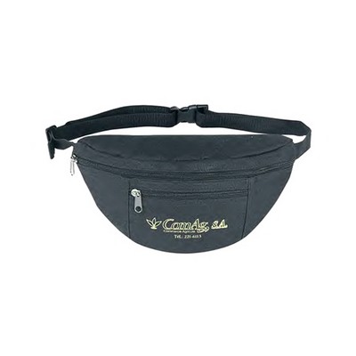 Poly Two Zipper Fanny Pack