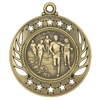 Medal, "Cross Country" Galaxy - 2 1/4" Dia.