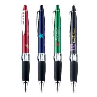 Metal Pen, Ballpoint pen, Twist action, Blue ink refill optional