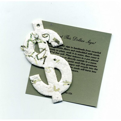 Seed Paper Dollar Gift Set w/Embedded Wildflower Seed