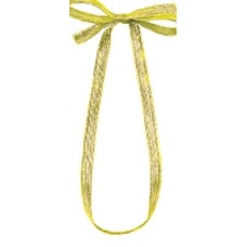 16" Gold Elasti-Loop Ribbon & Bow